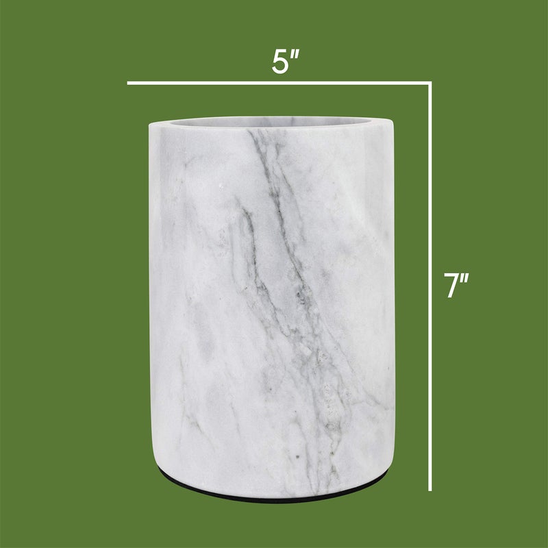 Homeries Marble Wine Chiller Bucket - Wine & Champagne Cooler for Parties, Dinner â€“ Keep Wine & Beverages Cold, Wine Chillers for Bottles â€“ Holds Any 750ml Bottle - Ideal Gift for Wine Enthusiasts - Image 3